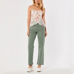 SOCIAL TOURISTS Ultra Highest Rise Sage Relaxed Straight Jeans Sz 31
